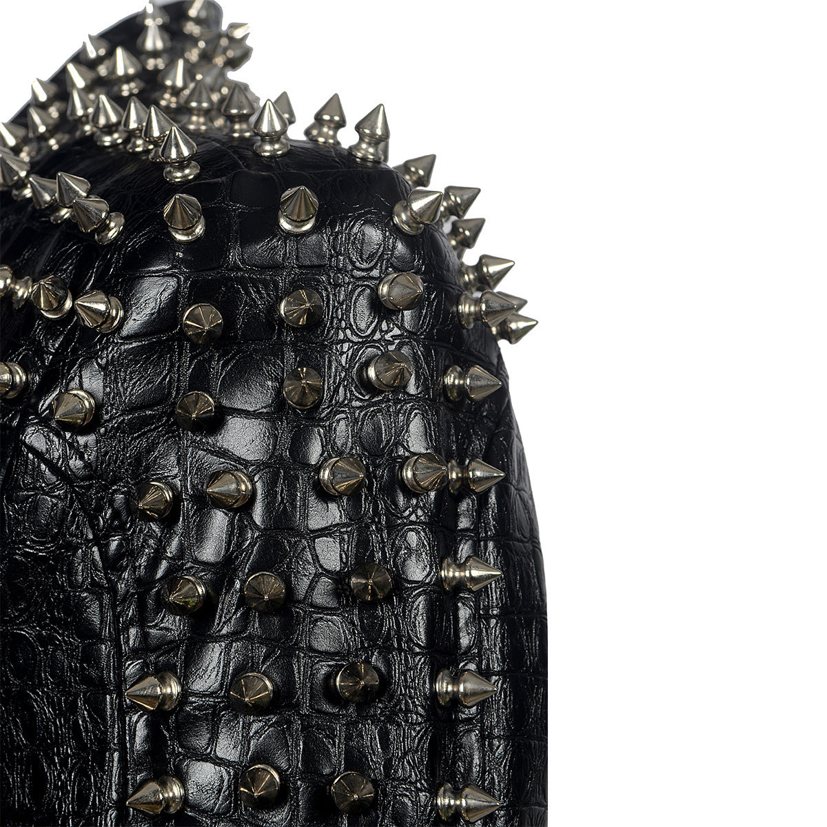 Handmade Short leather jacket with studs