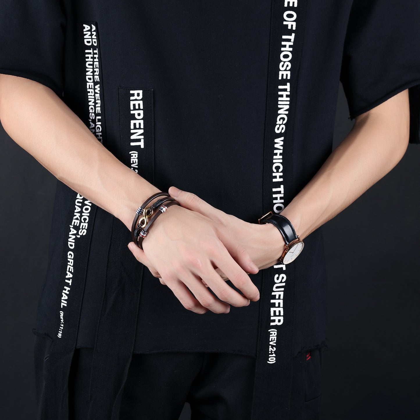 Leather bracelet