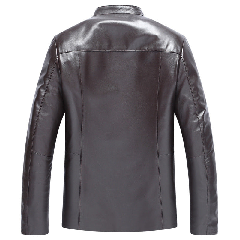 Handmade Men's Haining Sheep Leather Coat