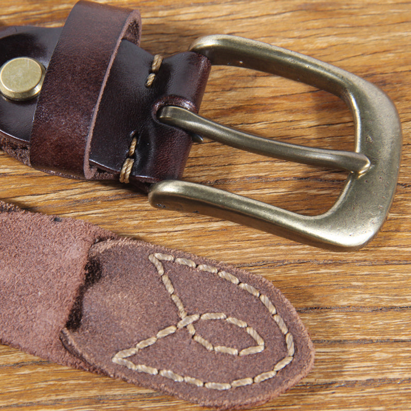 Leather Personality First Layer Cowhide Men's Belt