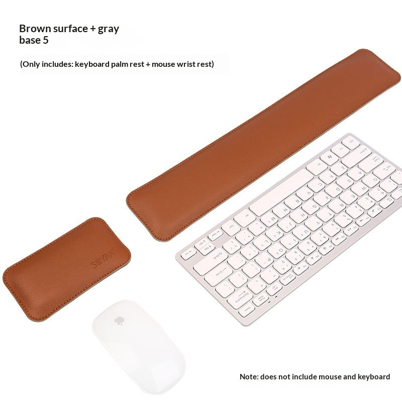 Double-sided Leather Mouse Wrist Rest Pad