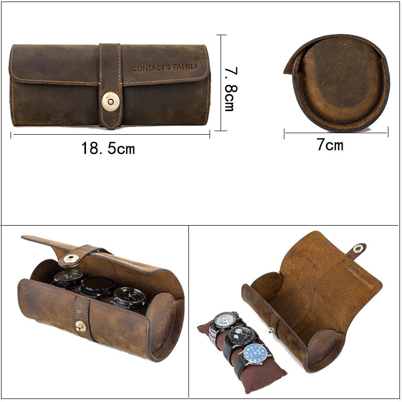 Watch Bag Leather Multi-function Watch Bag