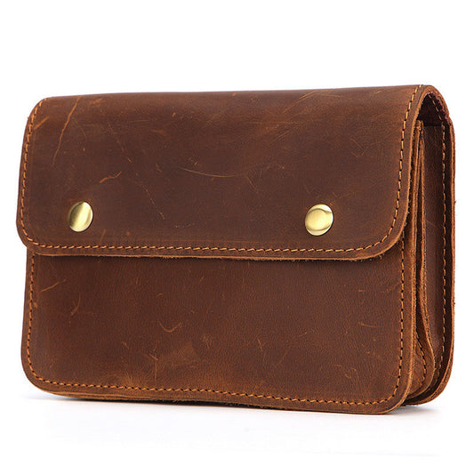 leather leisure multifunctional belt bag