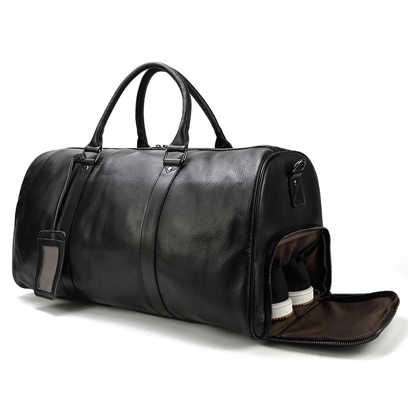 Large Capacity Leather Business Travel Bag
