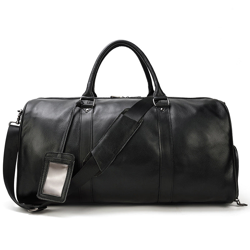 Large Capacity Leather Business Travel Bag