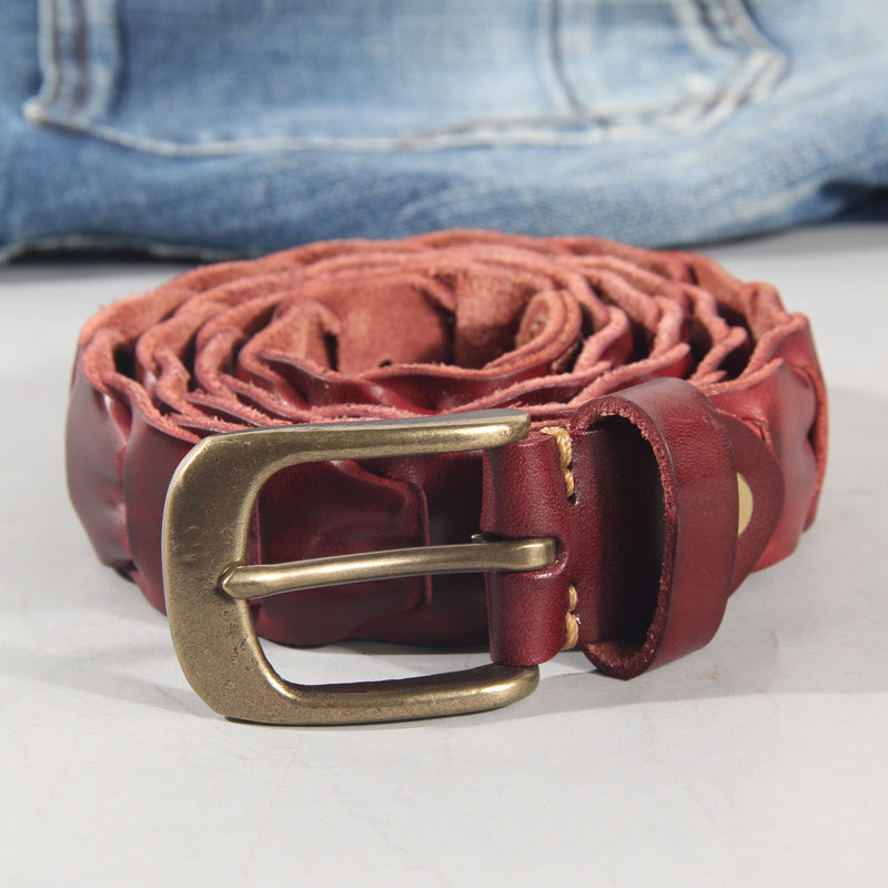 Leather Personality First Layer Cowhide Men's Belt