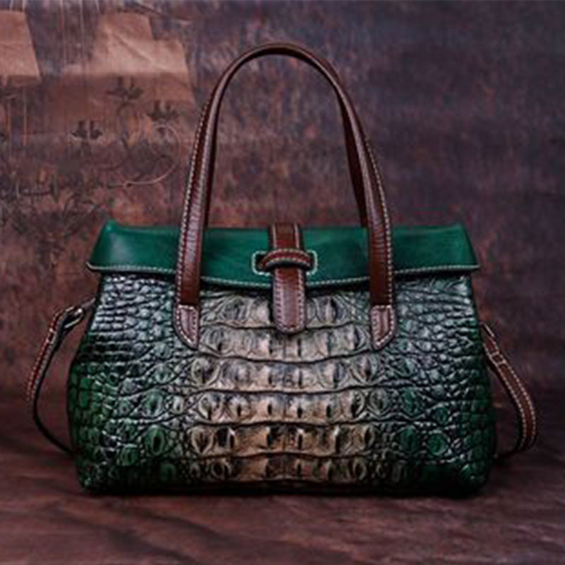 One Shoulder Messenger real leather bag
