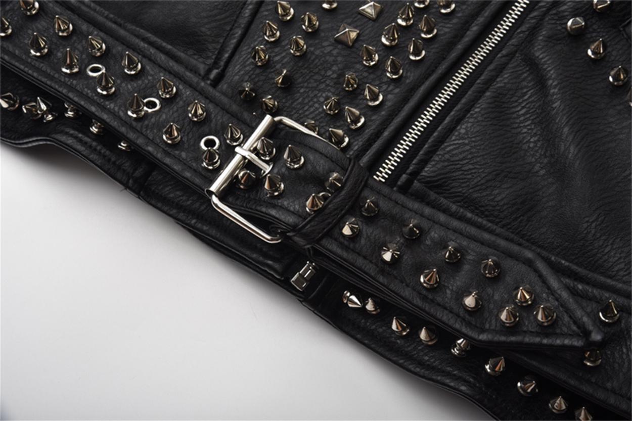 Handmade Rock Heavy Studs Stylish Punk Jacket