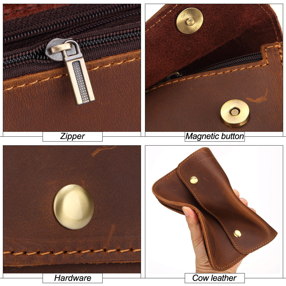 leather leisure multifunctional belt bag
