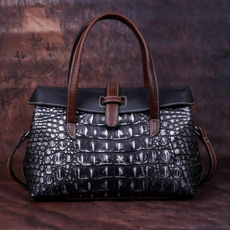 One Shoulder Messenger real leather bag