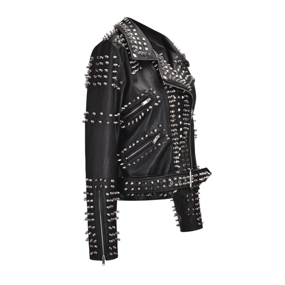 Handmade Rock Heavy Studs Stylish Punk Jacket