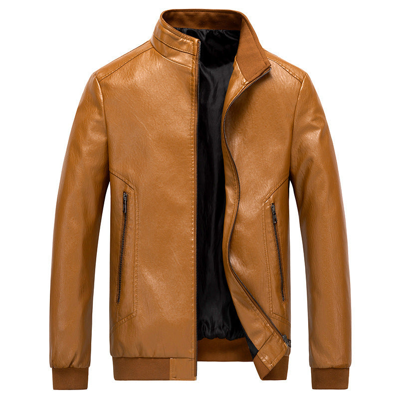 Handmade Korean Style Handsome Slim Plus Size Motorcycle Suit