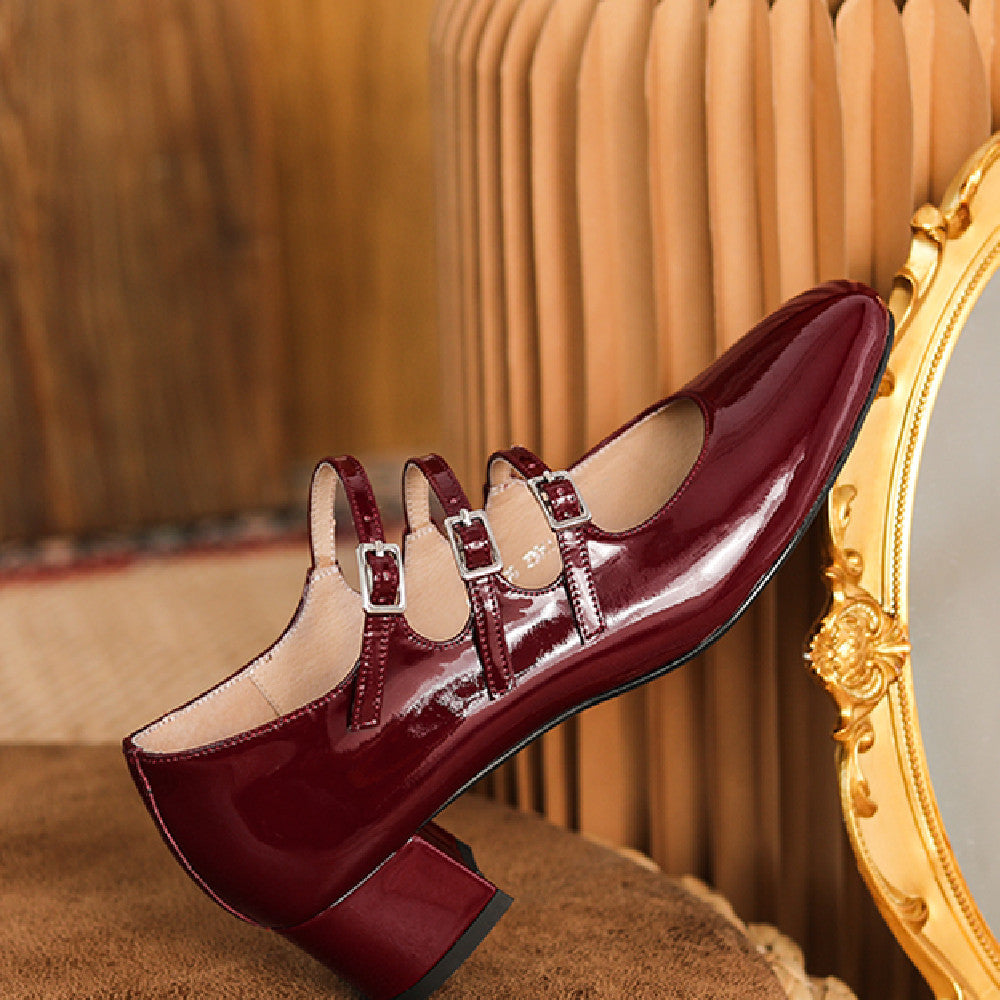 New Fashion Vintage Leather Sandals