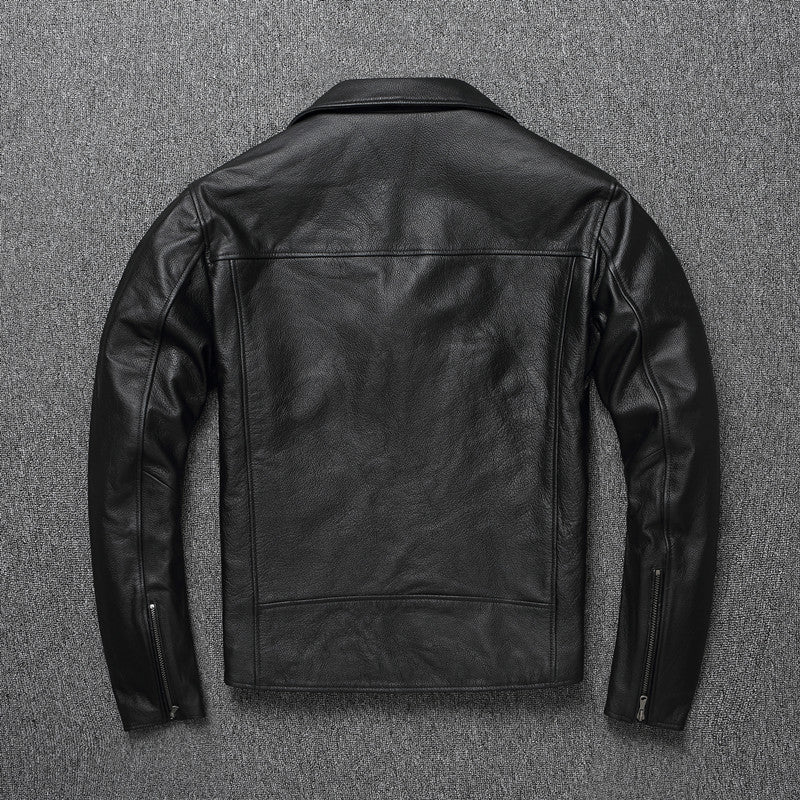 Handmade Youth Motorcycle Leather Men's Distressed Jacket