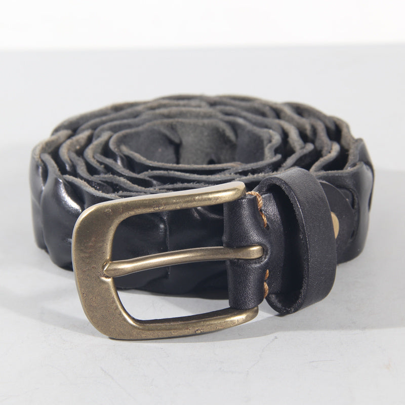 Leather Personality First Layer Cowhide Men's Belt