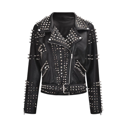 Handmade Rock Heavy Studs Stylish Punk Jacket